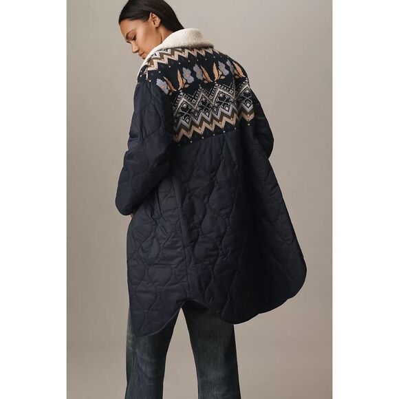 Anthropologie Jackets & Blazers - New By Anthropologie Fairisle Mix Liner Jacket Size S